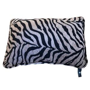 Zebra Print Throw Pillow By Newport 12 X 16 Inches Made In USA Decorative